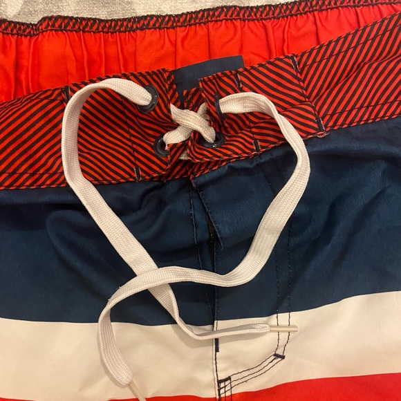 BUDWEISER Beer Board Shorts Unlined Swimming Trunks 2016 Red Blue Men's Size 2XL - Picture 2 of 5